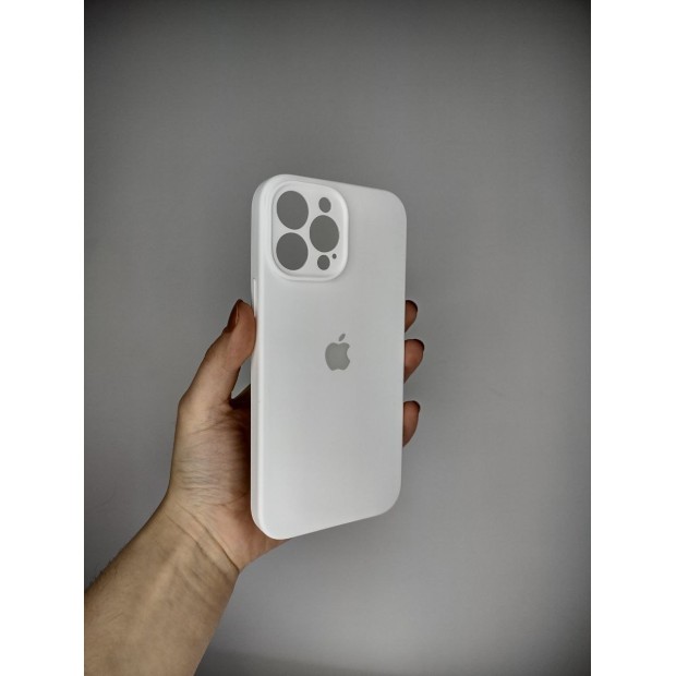 Силикон Original RoundCam Case Apple iPhone 13 Pro Max (06) White
