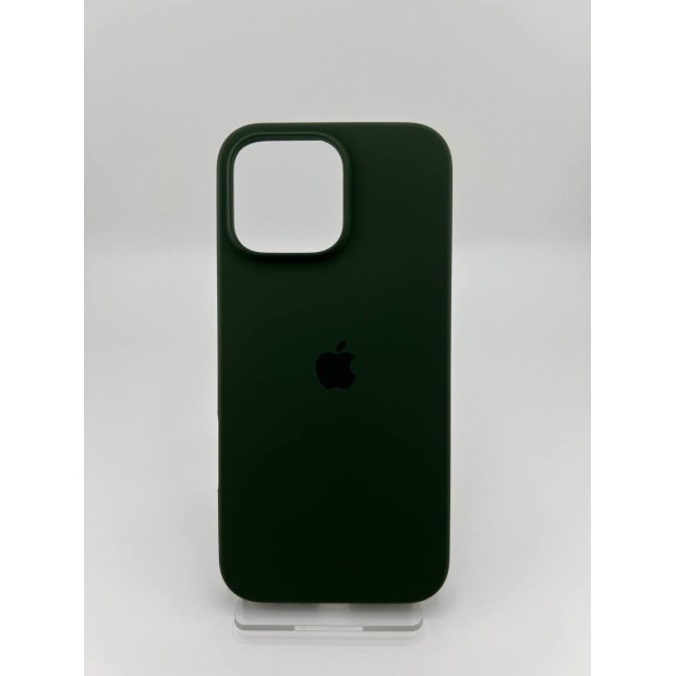 Силикон Original Round Case Apple iPhone 16 Pro Max (69) Atrovirens