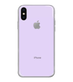 Силиконовый чехол Zefir Case Apple iPhone X / XS (Фиолетовый)
