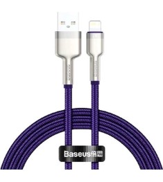USB-кабель Baseus Metal Data 20W (1m) (Type-C to Lightning) (Фиолетовый) CATLJK-..