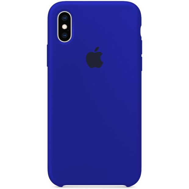 Силиконовый чехол Original Case Apple iPhone X / XS (48) Ultramarine