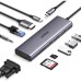 Переходник UGREEN CM498 (USB-C to 3USB 3.0 / HDMI / VGA / RJ45 Gigabit / SD/TF / AUX3.5mm/PD) (Gray) Переходник UGREEN CM498 (USB-C to 3USB 3.0 / HDMI / VGA / RJ45 Gigabit / SD/TF / AUX3.5mm/PD) (Gray)