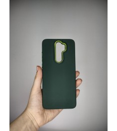Накладка Metal Camera Xiaomi Redmi Note 8 Pro (Тёмно-зелёный)