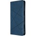 Чохол-книжка Leather Book Samsung Galaxy A12 (2020) (Темно-синій)