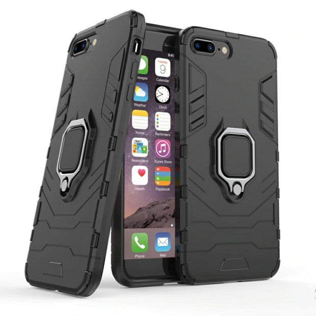 Бронь-чехол Ring Armor Case Apple iPhone 7 Plus / 8 Plus (Чёрный)