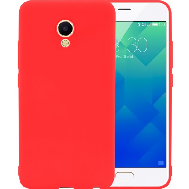 Силиконовый чехол iNavi Color Meizu M6s (Красный)