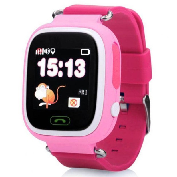 Ремешок Silicone Smart Baby Watch Q90 (Pink)