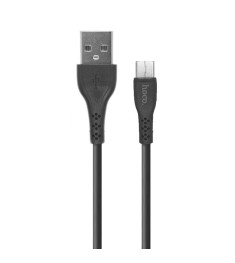 USB-кабель Hoco DU24 Giraffe 8mm (MicroUSB) (Чёрный)