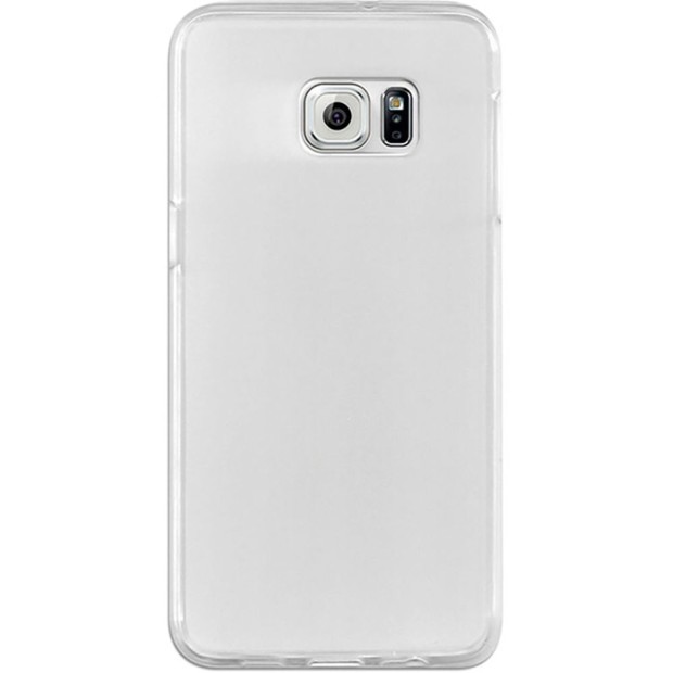Силиконовый чехол QU Case Samsung S6 Edge Plus (Прозрачный)