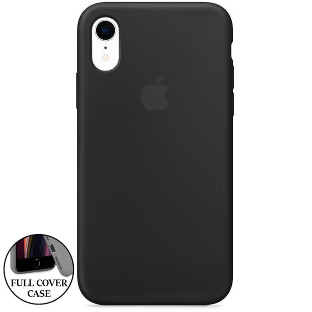 Силикон Original Round Case Apple iPhone XR (07) Black
