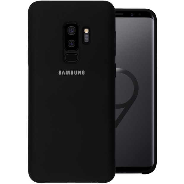 Силиконовый чехол Original Case (HQ) Samsung Galaxy S9 Plus (Чёрный)