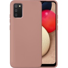 Силикон Original 360 Case Samsung Galaxy A02S (2020) (Пудровый)
