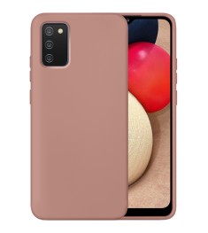 Силикон Original 360 Case Samsung Galaxy A02S (2020) (Пудровый)