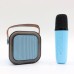 Микрофон-караоке с колонкой Bluetooth K12 RGB (1micro) (Голубой) Микрофон-караоке с колонкой Bluetooth K12 RGB (1micro) (Голубой)