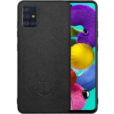 Накладка Anchor Leather Samsung Galaxy A51 (2020) (Чёрный)