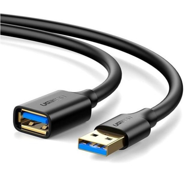 USB-кабель удлинитель UGREEN US129 USB3.0 - USB3.0 (AM / AF) (1.5m) (Black)