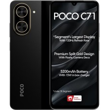 Смартфон Xiaomi Poco C71 4/128GB Black_EU