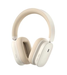 Беспроводные накладные наушники-гарнитура Baseus Bowie H1i Noise-Cancelling (Whi..