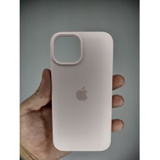 Силикон Original Round Case Apple iPhone 14 (Chalk Pink)