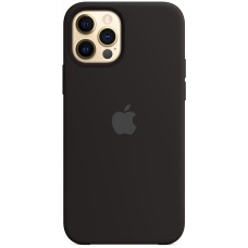 Силикон Original Case Apple iPhone 12 Pro Max (07) Black