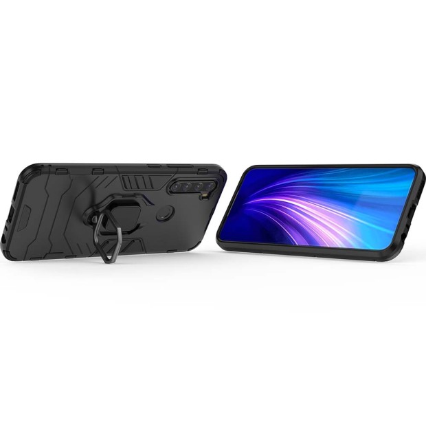 Бронь-чехол Ring Armor Case Xiaomi Redmi Note 8T (Чёрный)