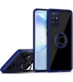 Накладка Totu Ring Armor Case Samsung Galaxy A71 (2020) (Синий)