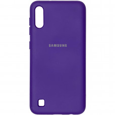 Силикон Original Case (HQ) Samsung Galaxy A10 / M10 (2019) (Фиолетовый)