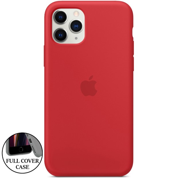 Силикон Original Round Case Apple iPhone 11 Pro Max (05) Product RED