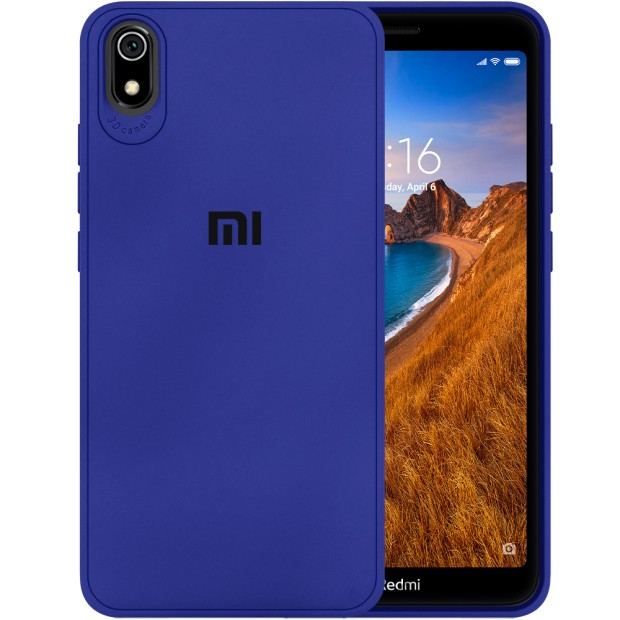 Силиконовый чехол Junket Case Xiaomi Redmi 7A (Синий)