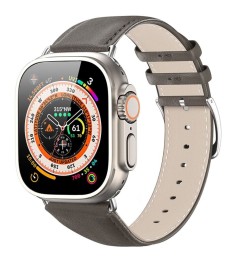 Ремешок Dux Leather Apple Watch 42 / 44 / 45 / 49mm (Gray)