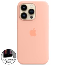 Силикон Original Round Case Apple iPhone 14 Pro (Grapefruit)