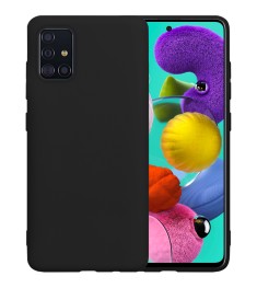 Силикон iNavi Color Samsung Galaxy A51 (2020) (Черный)