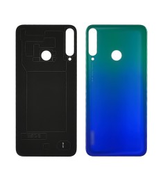 Задняя крышка для Huawei P40 Lite E Aurora Blue (зелёно-синее)