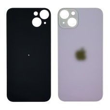 Заднее стекло корпуса для Apple iPhone 14 Plus Purple (фиолетовое) (Big Hole)