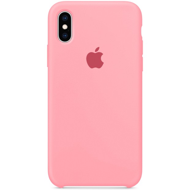 Чехол Силикон Original Case Apple iPhone X / XS (14) Pink