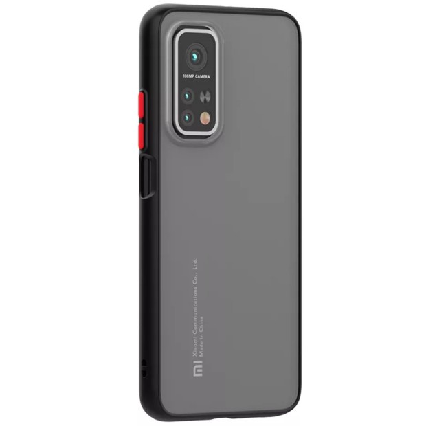 Силикон Totu Gingle Series Xiaomi Redmi Note 11 / Note 11S (Чёрный)