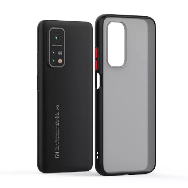 Силикон Totu Gingle Series Xiaomi Redmi Note 11 / Note 11S (Чёрный)