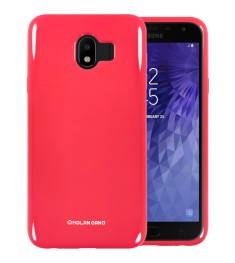 Силикон Molan Shining Samsung Galaxy J4 (2018) J400 (Светло-красный)