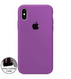 Силикон Original Round Case Apple iPhone X / XS (28) Brinjal