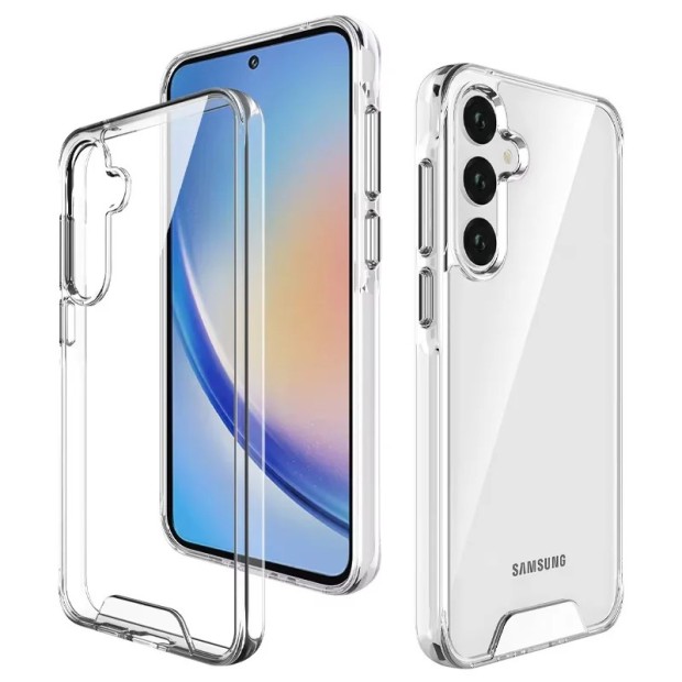 Силикон Space Case Samsung Galaxy A35 (Прозрачный)