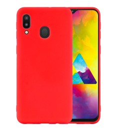 Силиконовый чехол iNavi Color Samsung Galaxy M20 (красный)
