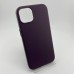 Чехол WAVE Premium Leather Edition Case with MagSafe iPhone 13 (Dark Cherry)