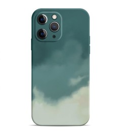 Силикон WAVE Watercolor Case iPhone 11 Pro Max (dark green/gray)
