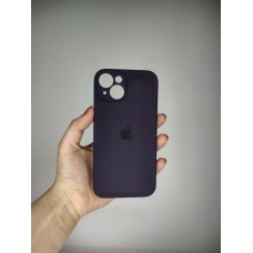 Силикон Original RoundCam Case Apple iPhone 14 (Eggplant)