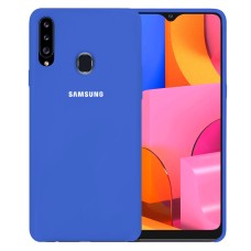 Силикон Original Case Samsung Galaxy A20S (2019) (Синий)