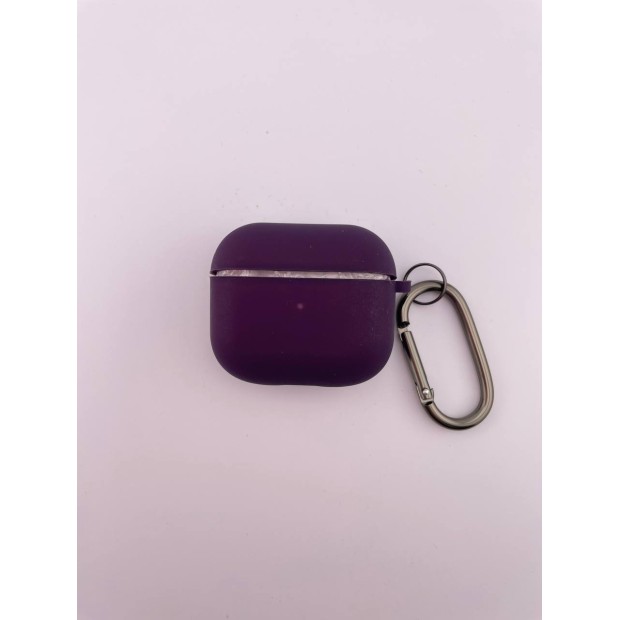 Чехол для наушников Full Silicone Case with Microfiber Apple AirPods 3 (72) Eggplant