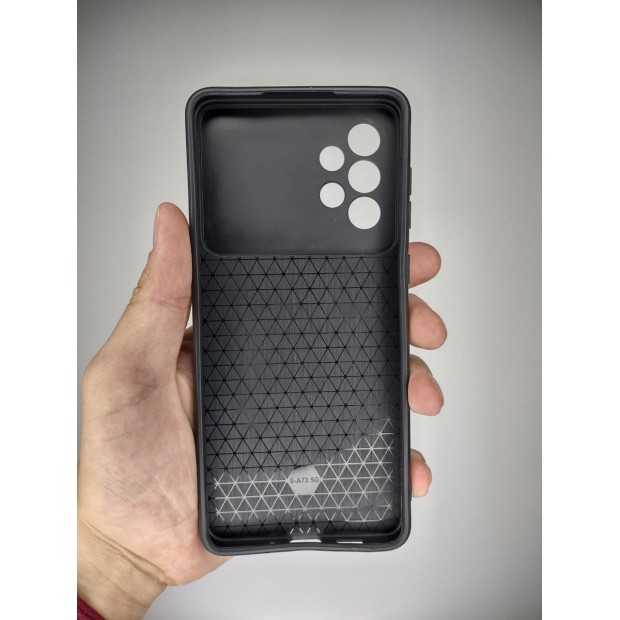 Бронь-чехол Ring Serge Armor ShutCam Case Samsung Galaxy A73 (Чёрный)