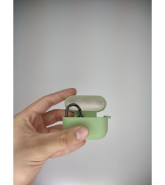 Чехол для наушников Full Silicone Case with Microfiber Apple AirPods Pro (Mint)