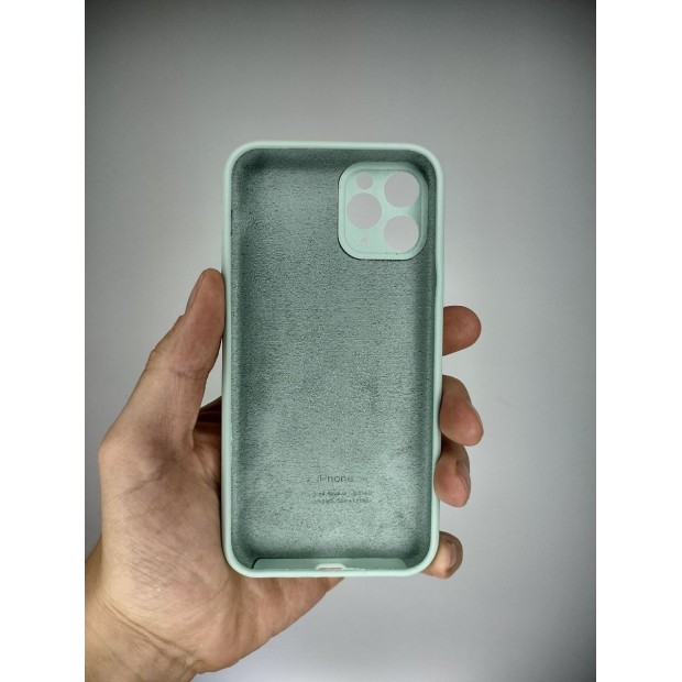 Силикон Original RoundCam Case Apple iPhone 11 Pro (Beryl)