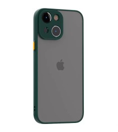 Накладка Totu Gingle Series Apple iPhone 14 (Тёмно-зелёный)